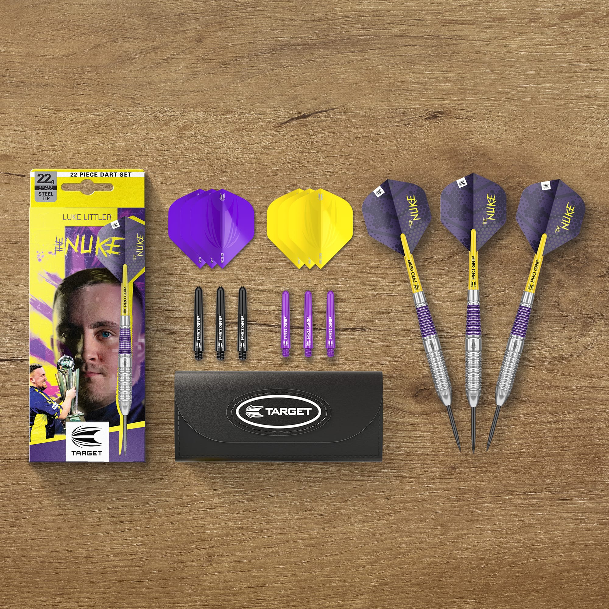 Target Luke Littler Darts - Steel Tip - Brass - Image 8