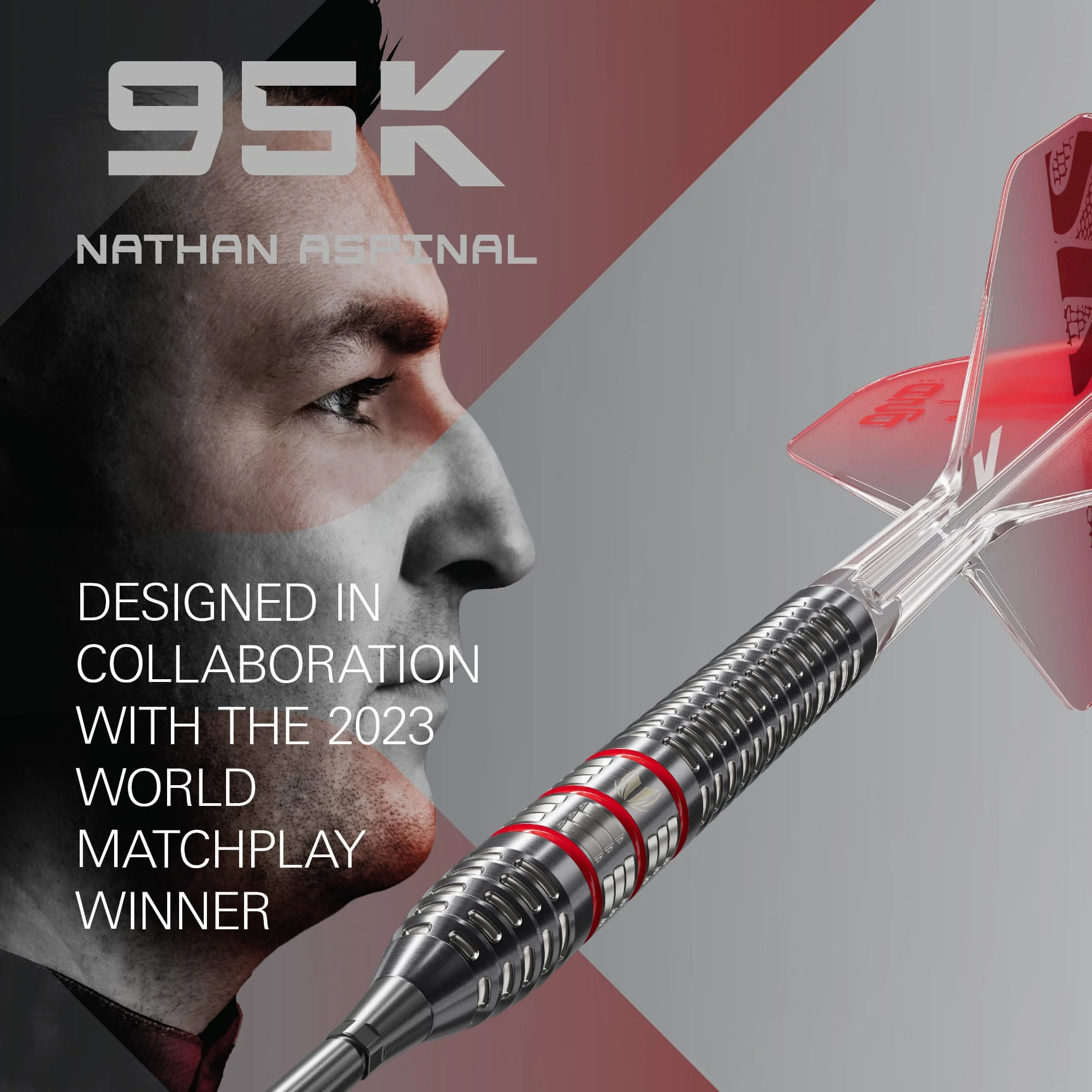 Target Nathan Aspinall Darts - Steel Tip - 95% Tungsten - 95K - Image 2