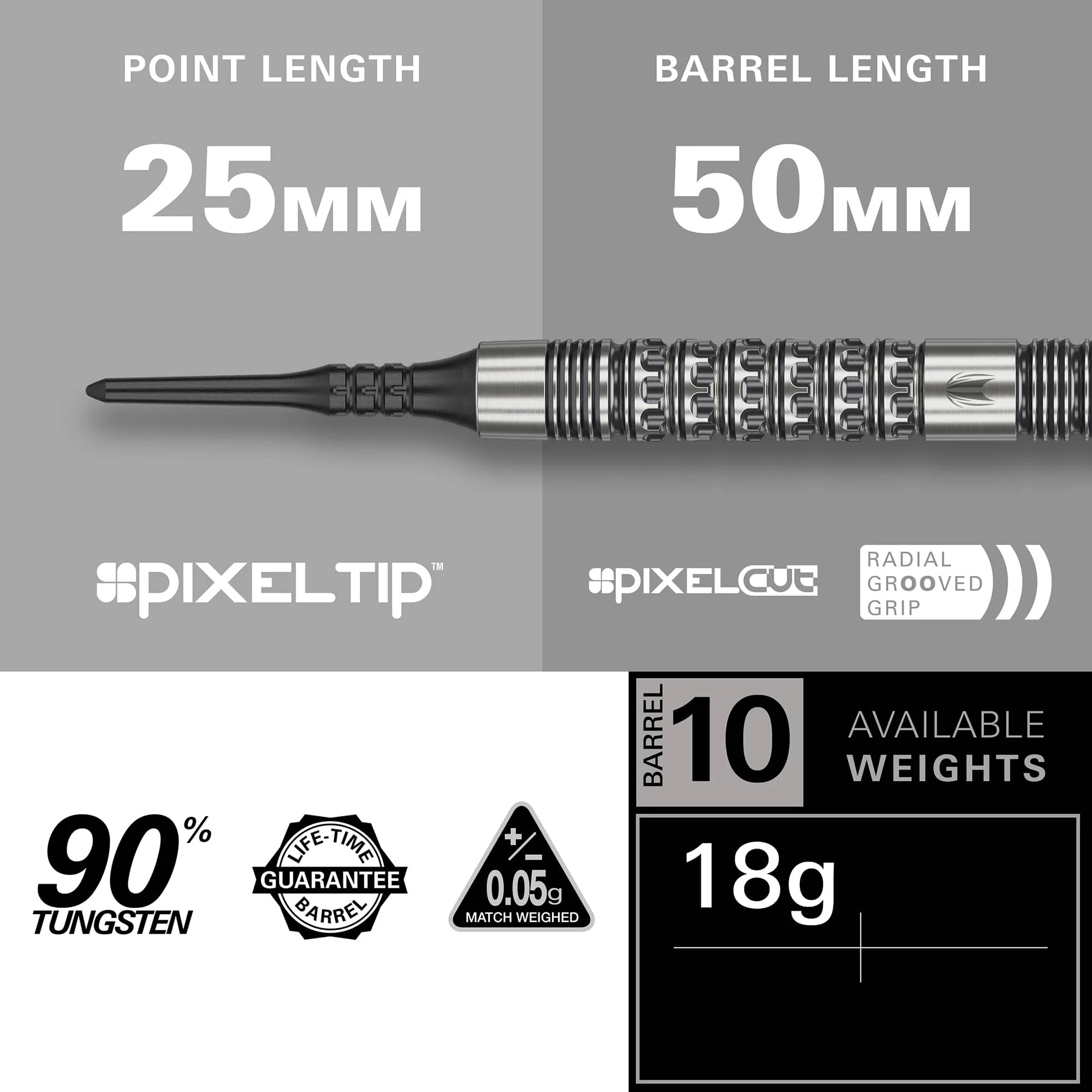 Target Redux Darts - Soft Tip - 90% Tungsten - 10 - Image 2