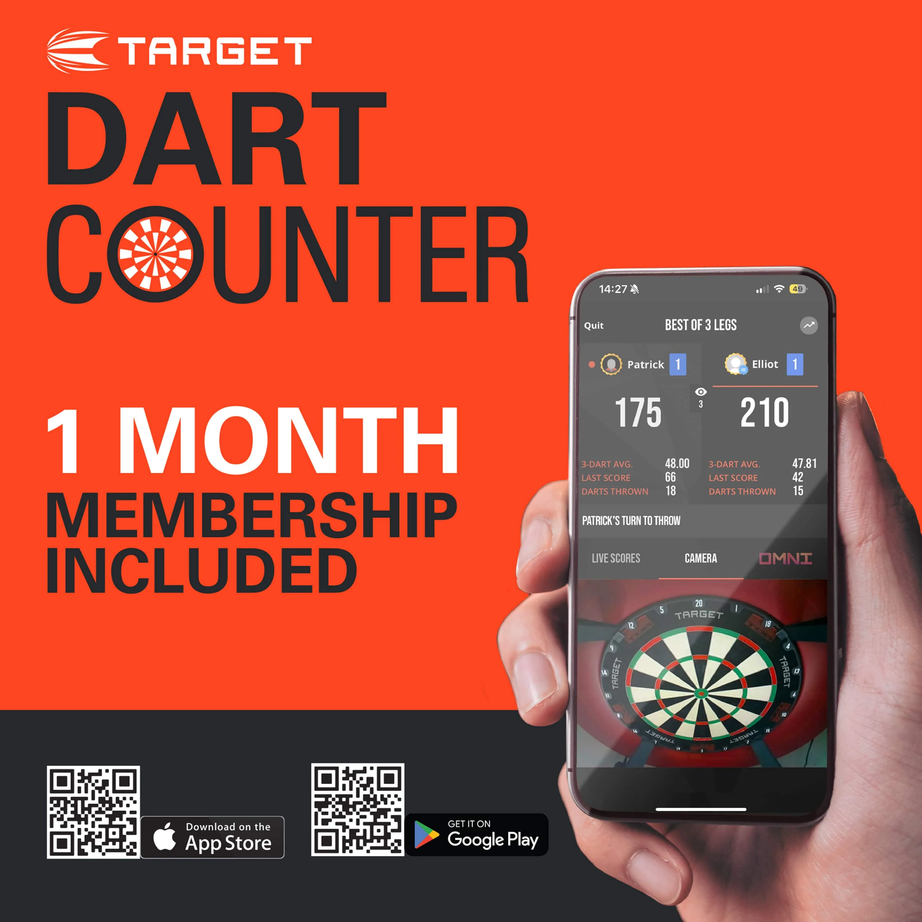 Target Rift Dartboard Set - Dartboard + 6 darts - Image 7