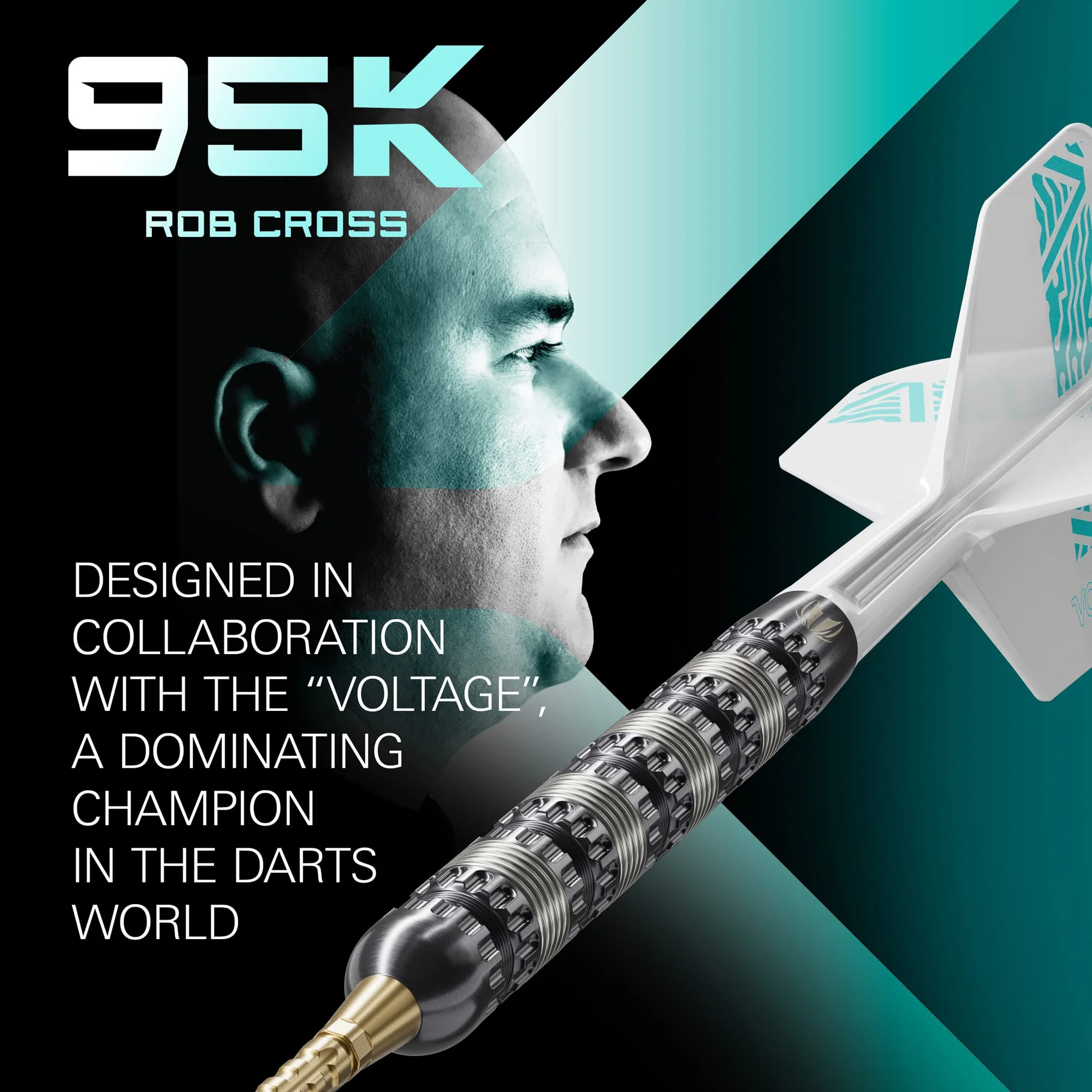 Target Rob Cross Darts - Steel Tip - 95% Tungsten - 95K - Image 2