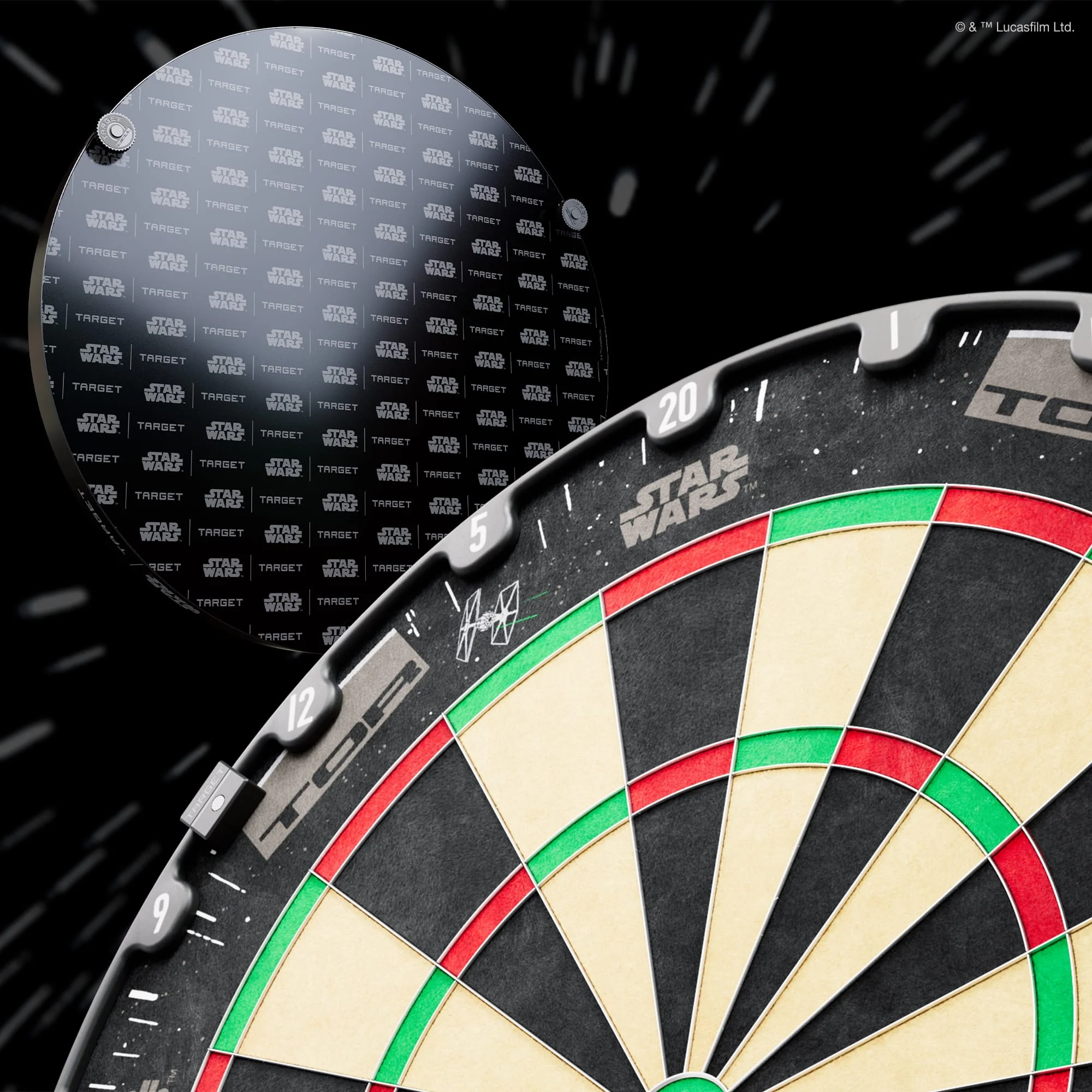 Target Star Wars Bundle - Millennium Falcon - Dartboard & Surround - Image 3