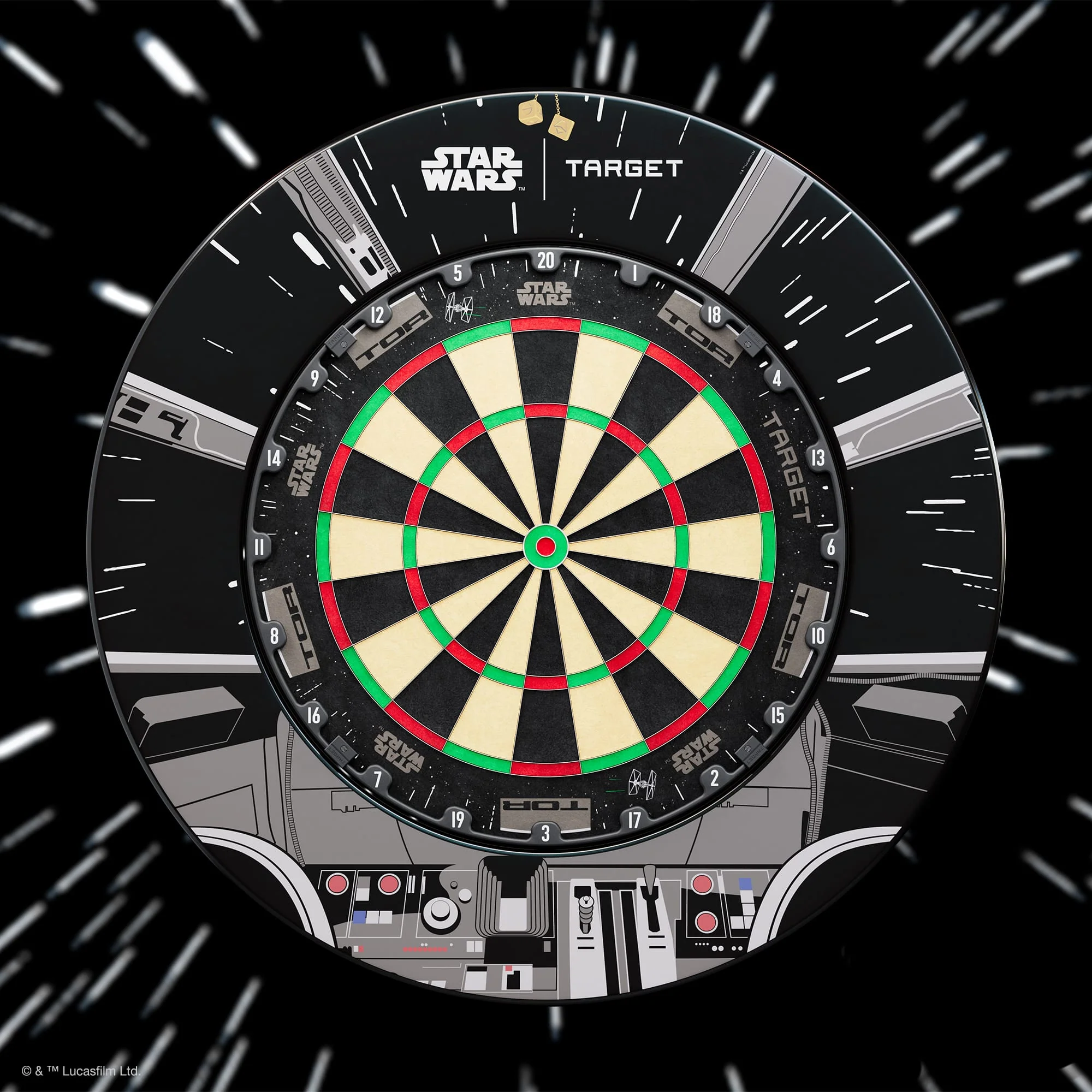Target Star Wars Bundle - Millennium Falcon - Dartboard & Surround - Image 8