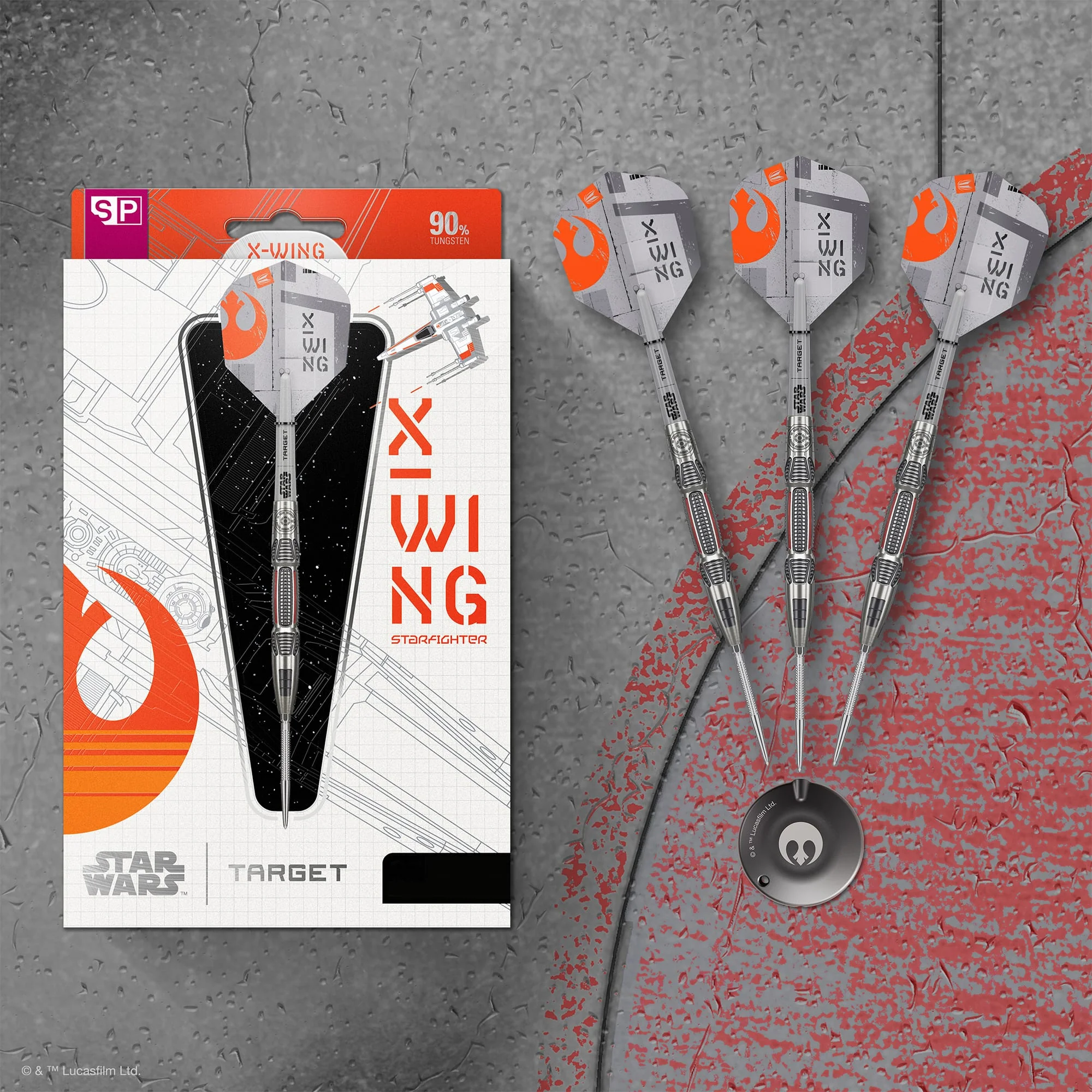 Target Star Wars Darts - Steel Tip - 90% Tungsten - X Wing - Image 5