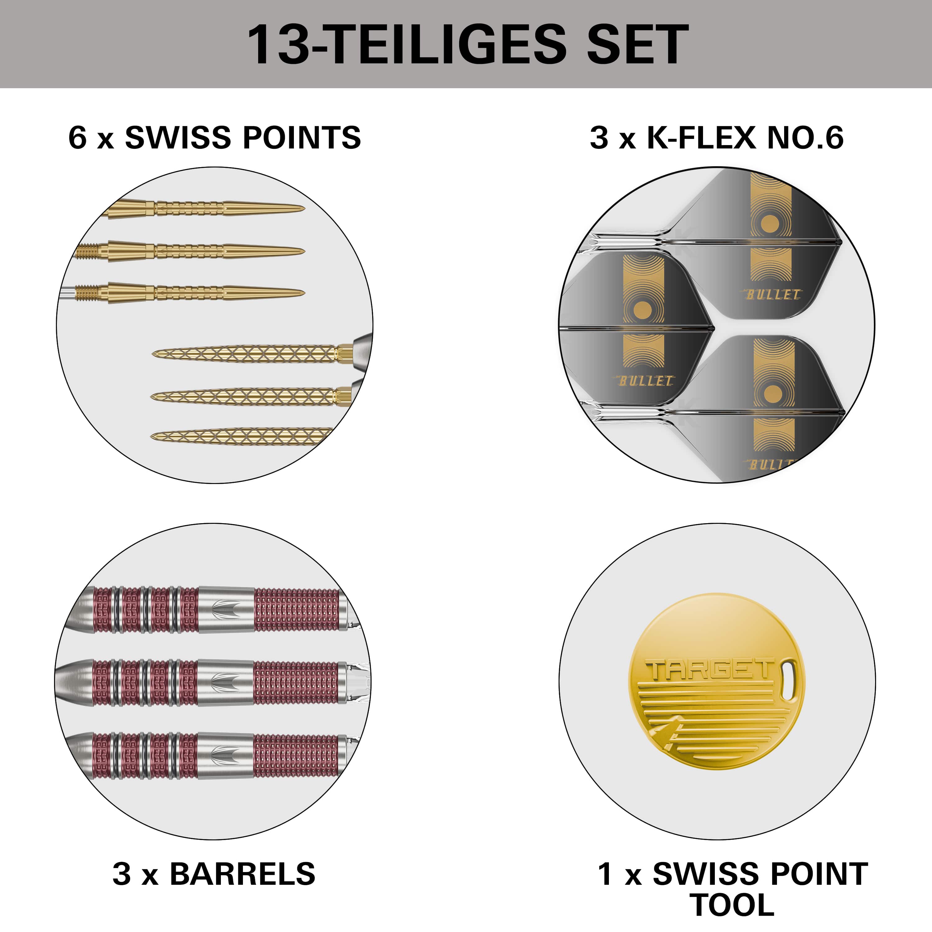 Target Stephen Bunting Darts - Steel Tip - 95% Tungsten - 95K - Image 5