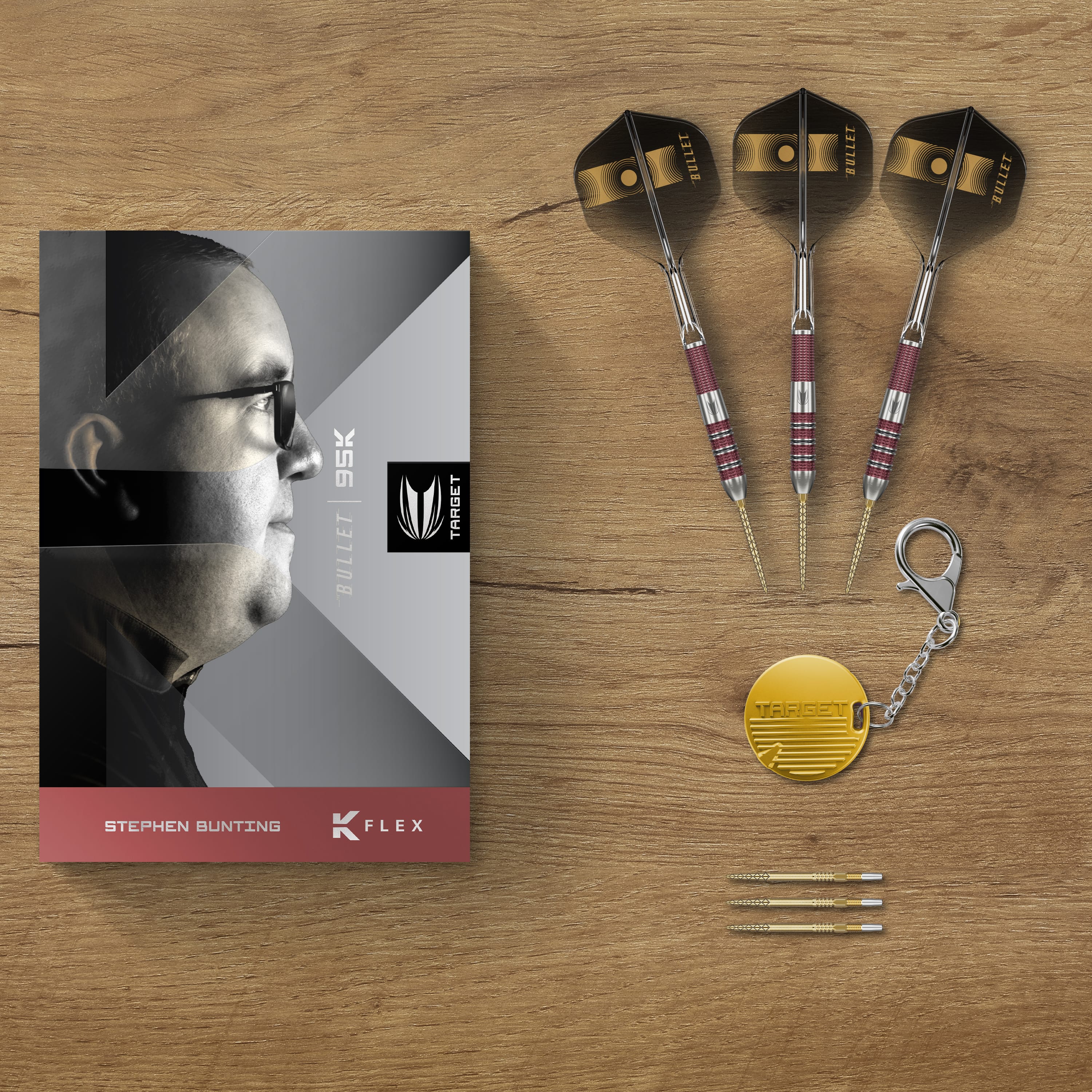 Target Stephen Bunting Darts - Steel Tip - 95% Tungsten - 95K - Image 6