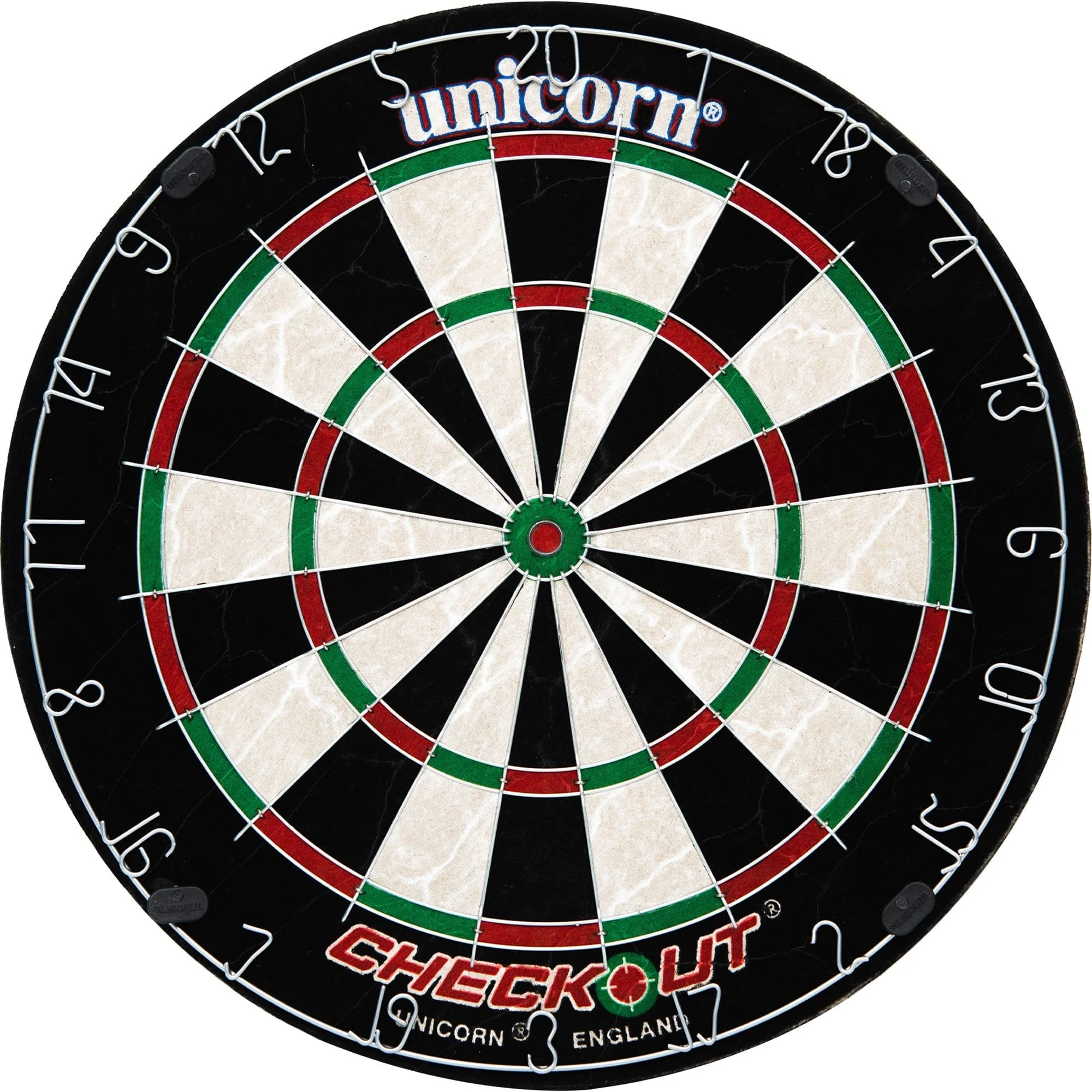 *Unicorn Checkout Dartboard - inc 2 sets of Darts - Full Starter Set - Image 2