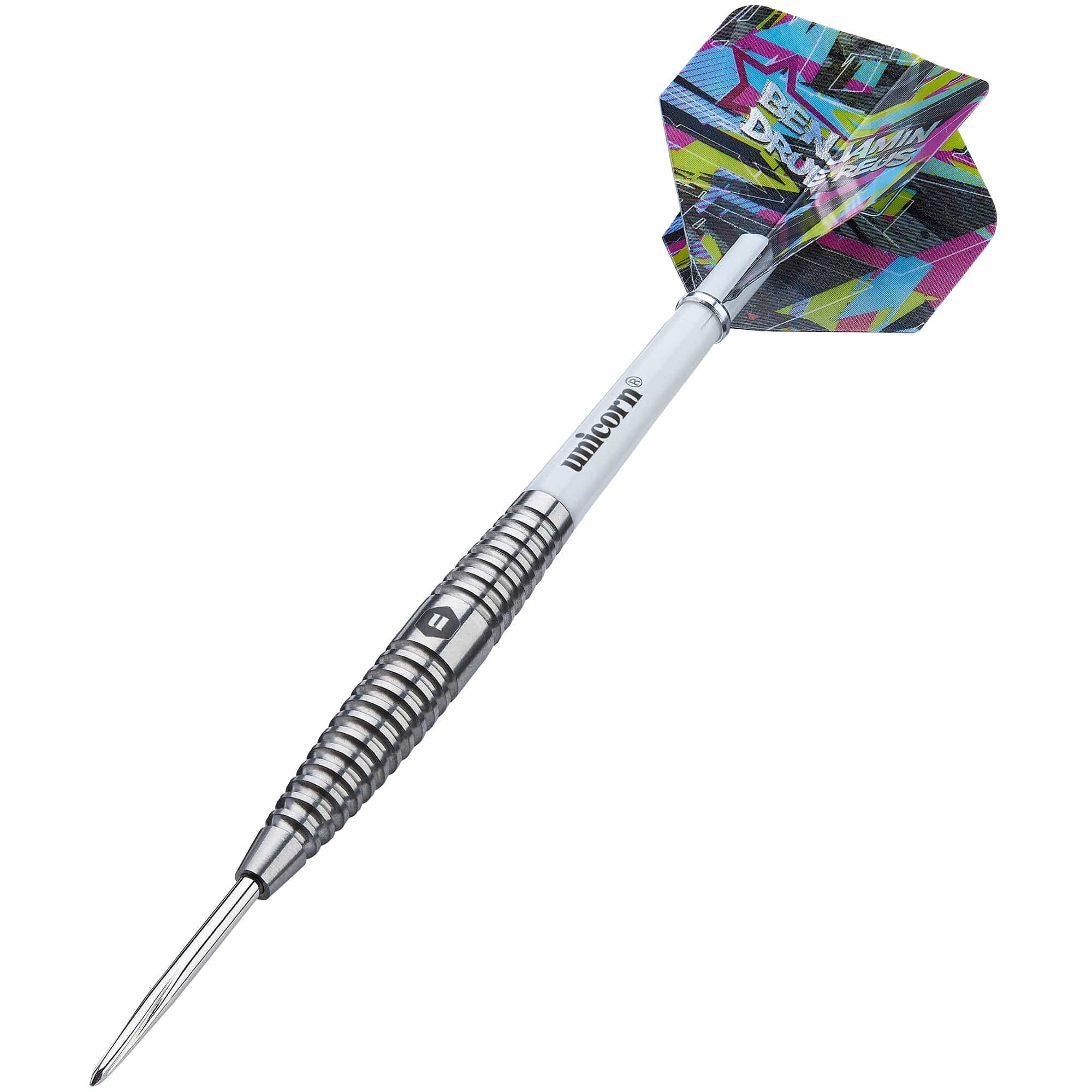 Unicorn Contender Darts - Steel Tip - 80% Tungsten - Benjamin Drue Reus - 24g - Image 2