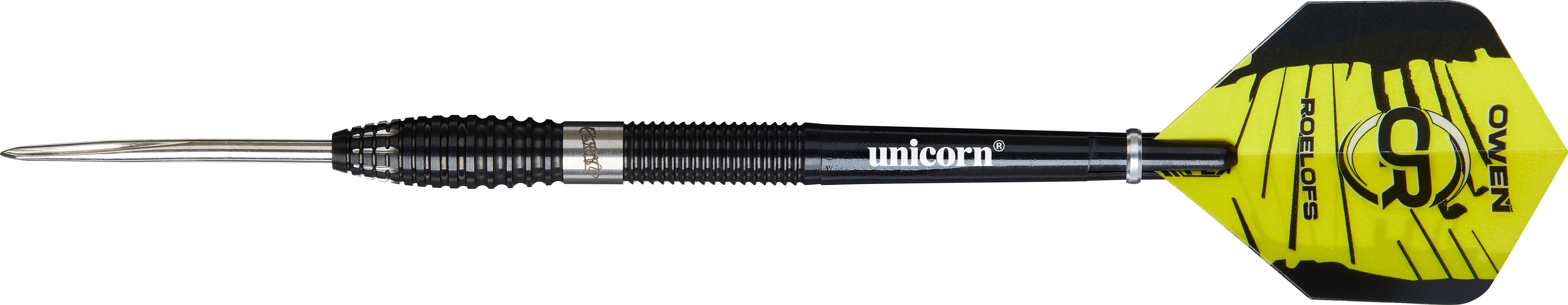 Unicorn Contender Darts - Steel Tip - 90% Tungsten - Owen Roelofs - 22g - Image 4