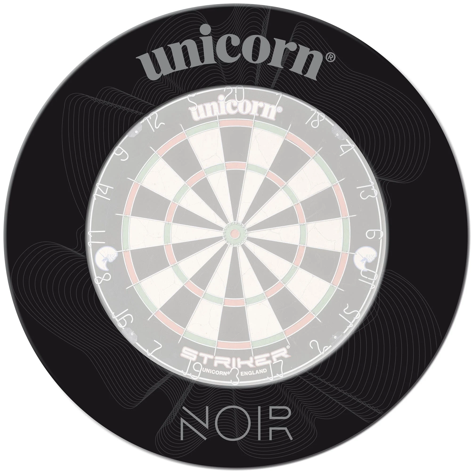 Unicorn Dartboard Surround - Professional - Heavy Duty - Noir - Image 2