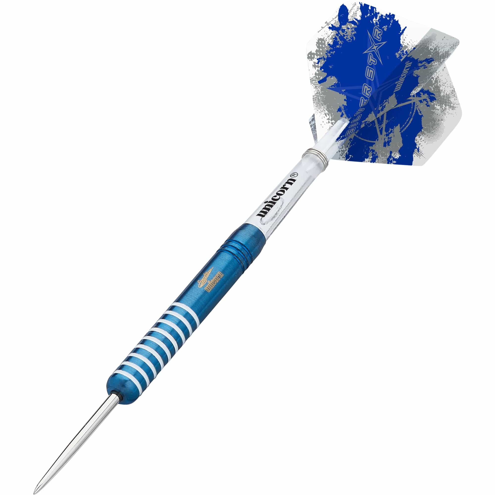 Unicorn Gary Anderson Darts - Steel Tip - Silver Star - Blue - Image 2