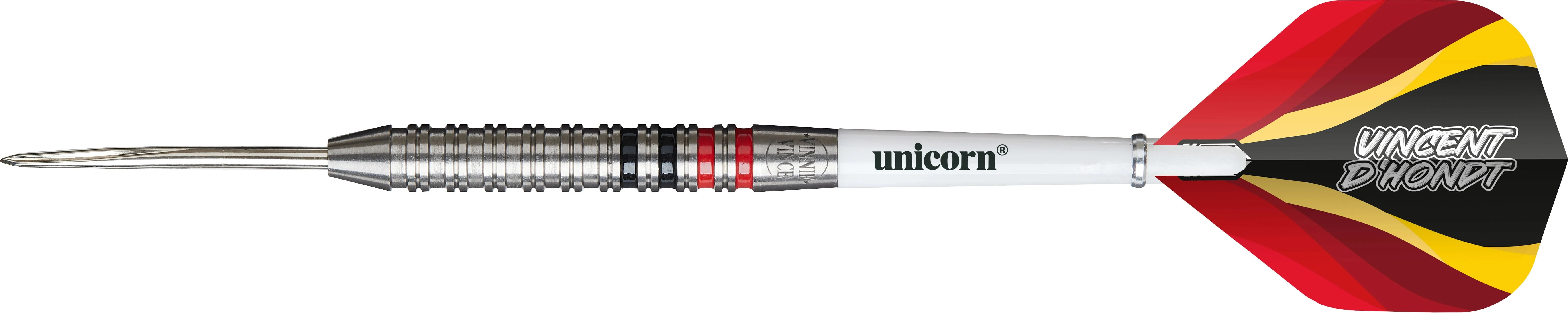 Unicorn Global Darts - Steel Tip - 90% Tungsten - Vincent D'Hondt - 24g - Image 4