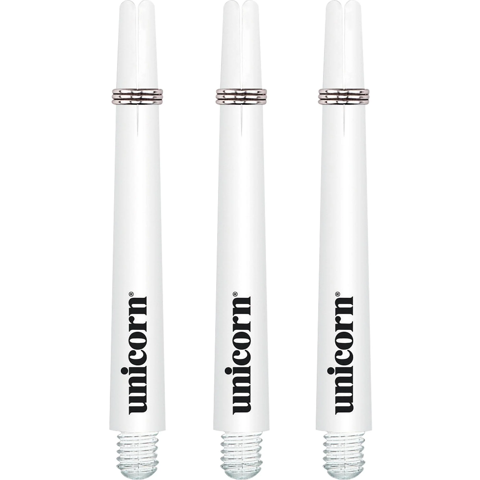 Unicorn Gripper 3 Dart Shafts - Nylon Stems - White - Image 2