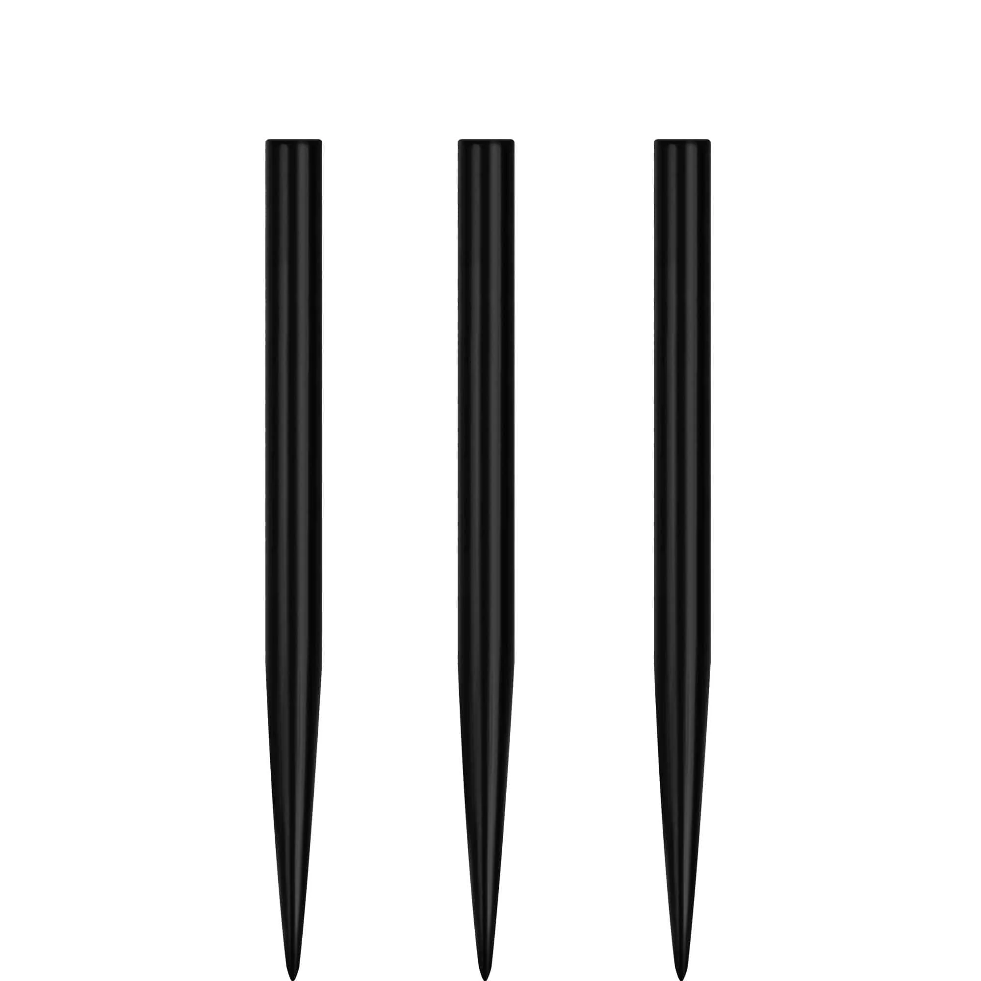 Unicorn Spare Dart Points - Steel Tip - Plain - Black - 35mm - Image 2