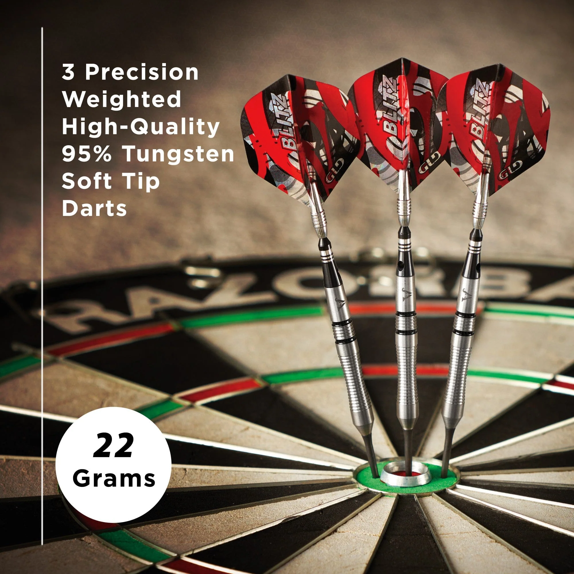 Viper Blitz Darts - Steel Tip - 95% Tungsten - Image 4