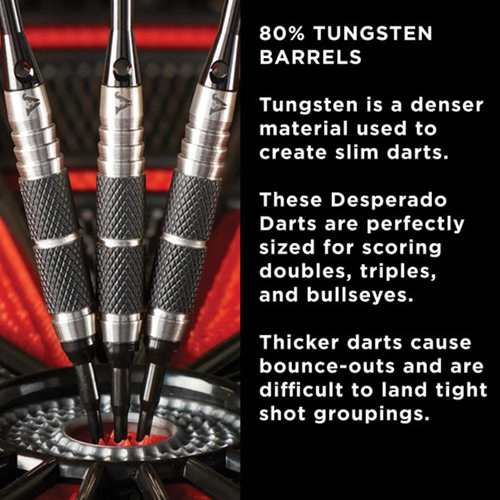 Viper Desperado Darts - Soft Tip - 80% - inc Extras - D3 - Twin-Knurl - Black - Image 6