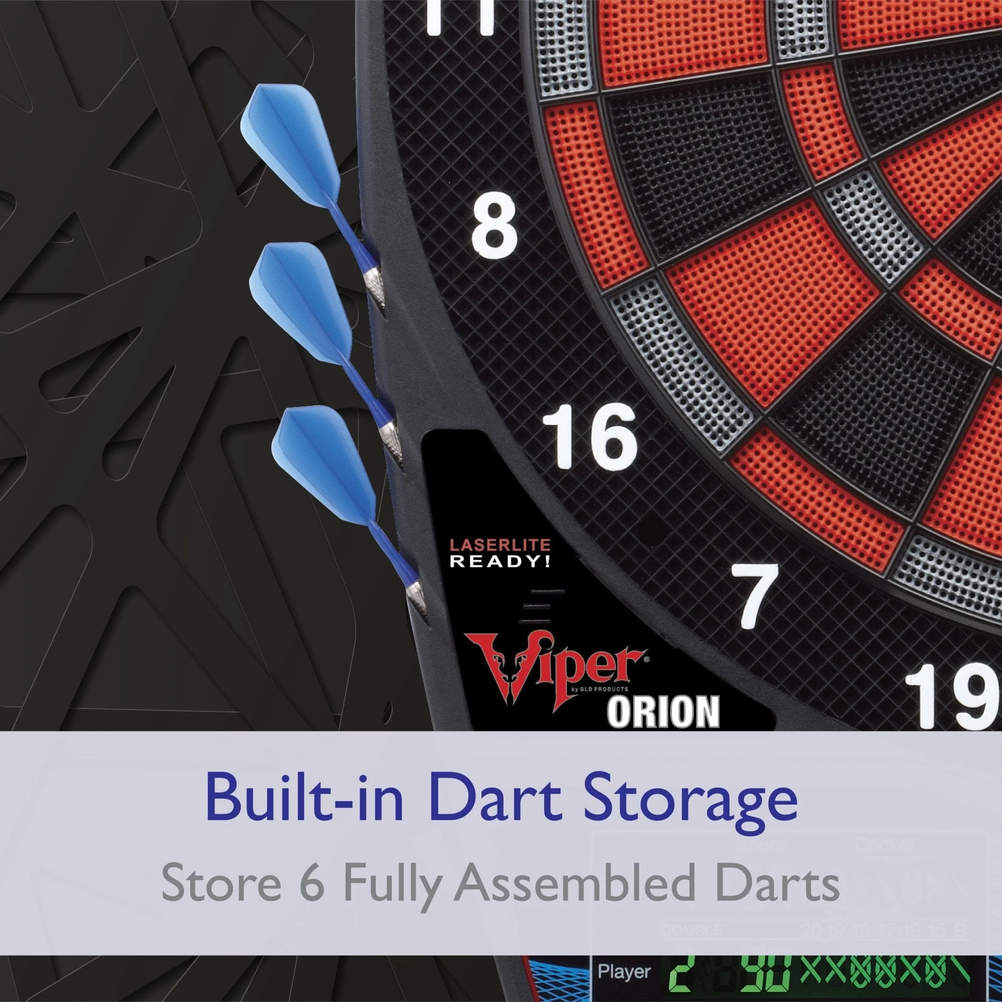 Viper Orion Electronic Dartboard - Ultra Thin Spider - Professional - Image 10