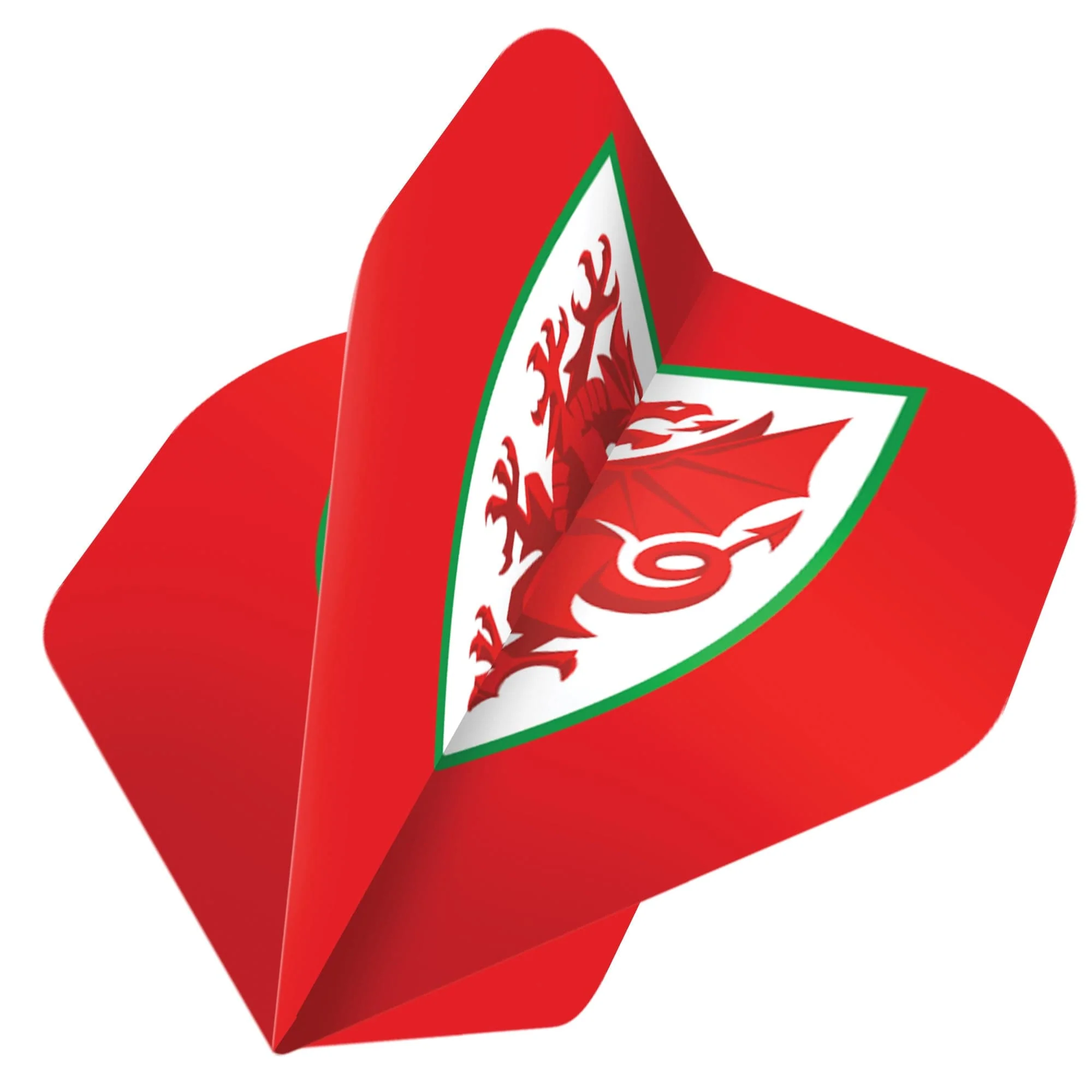 Wales FA - Dart Flights - 100 Micron - No2 - Std - Welsh \ Cymru - F1 - Crest - Image 2