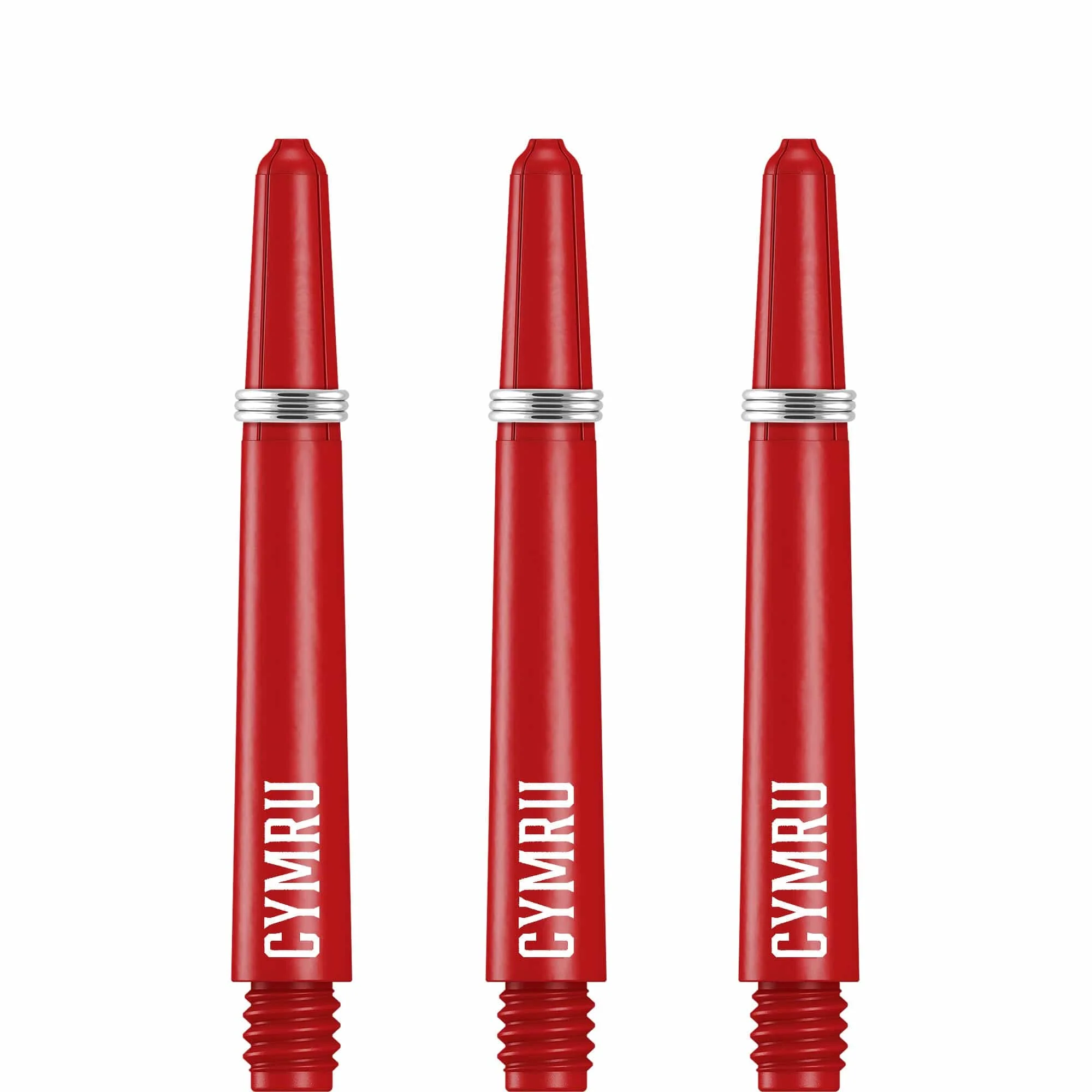 Wales FA - Nylon Shafts - Dart Stems with Springs - Welsh \ Cymru - Red - Image 3