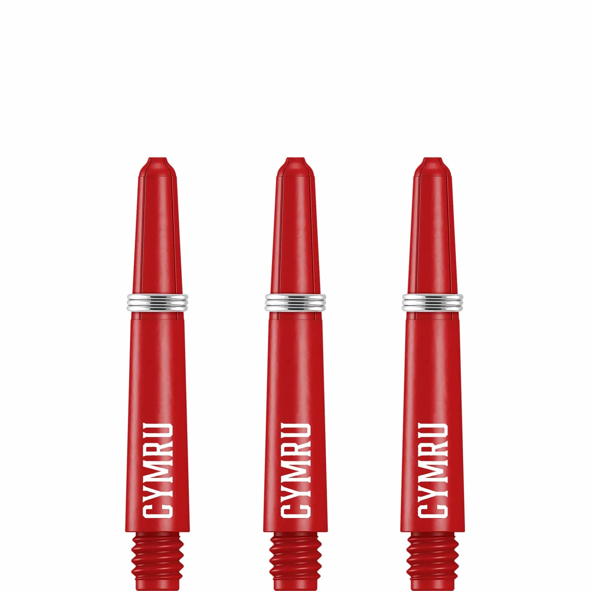 Wales FA - Nylon Shafts - Dart Stems with Springs - Welsh \ Cymru - Red - Image 4