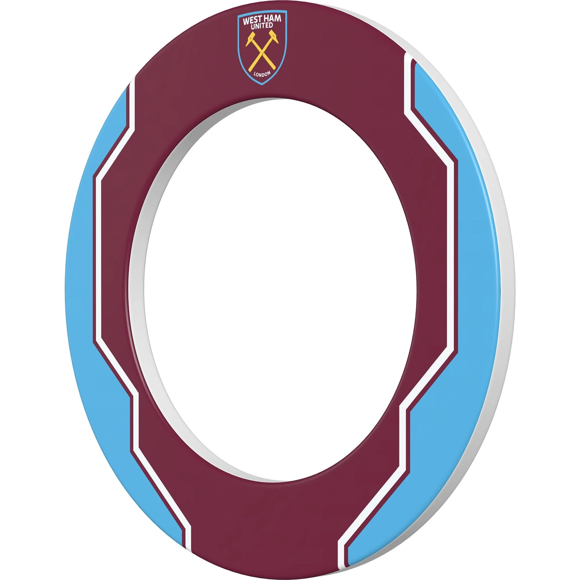 West Ham United FC - Official Licensed - Dartboard Surround - S3 - Geo - Image 4