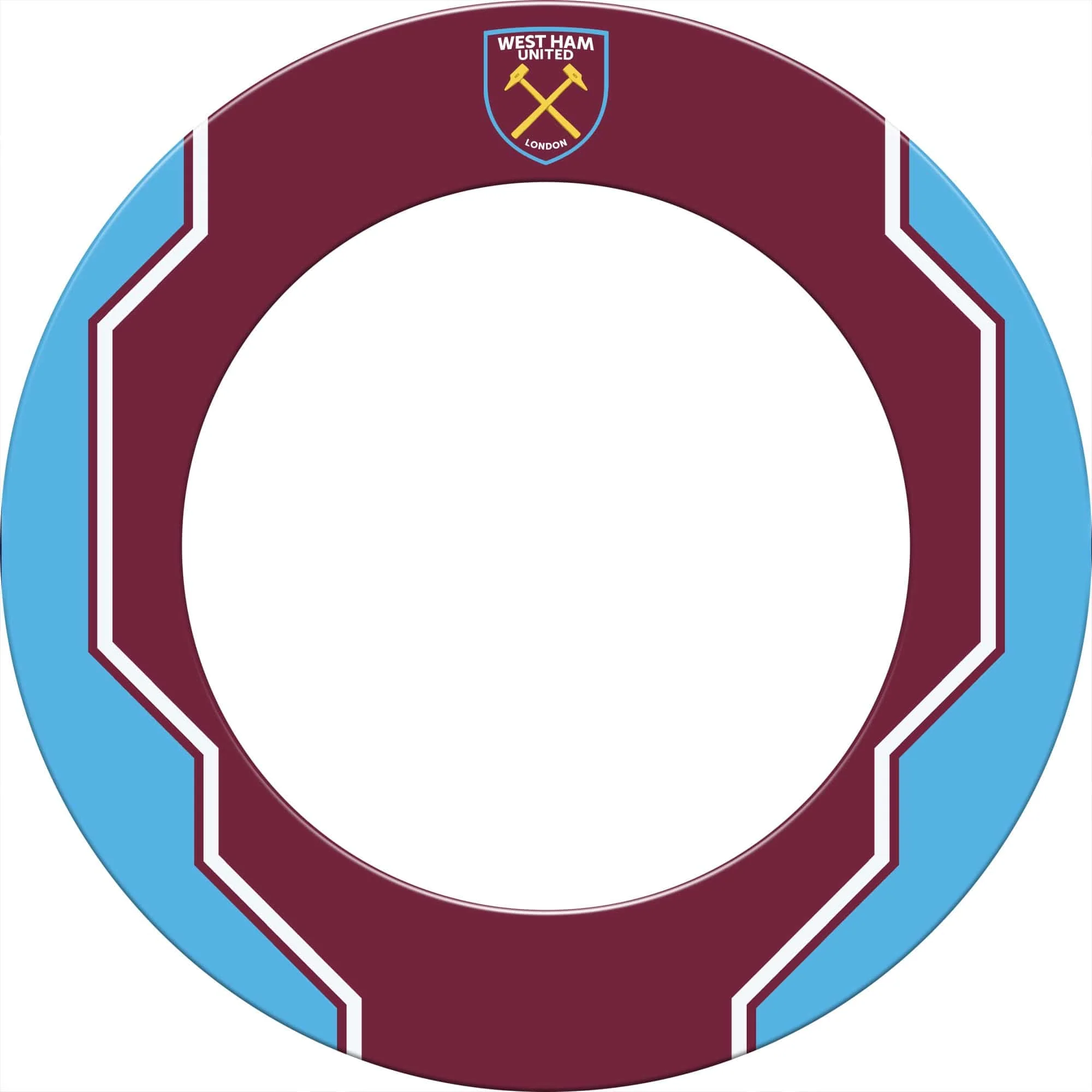 West Ham United FC - Official Licensed - Dartboard Surround - S3 - Geo - Image 6
