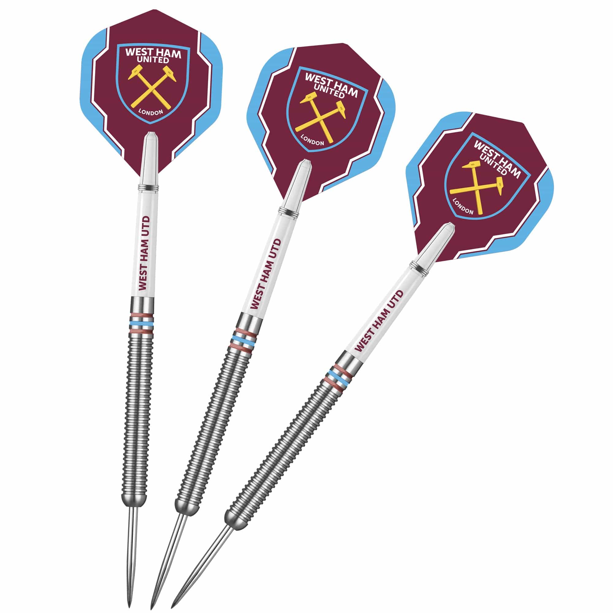 West Ham United FC - Official Licensed - Steel Tip Darts - Tungsten - 24g - Image 5