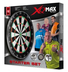 *XQMax Darts Dartboard Starter Set - With Scoreboard - 2 Sets Brass Darts - Image 2